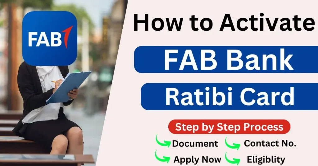 Activate FAB Ratibi Card Online Via The App