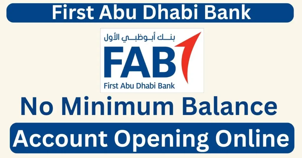 First Abu Dhabi Bank iSave Account Opening Online