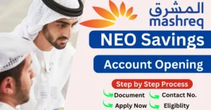 Mashreq NEO Savings Account Opening UAE Bank