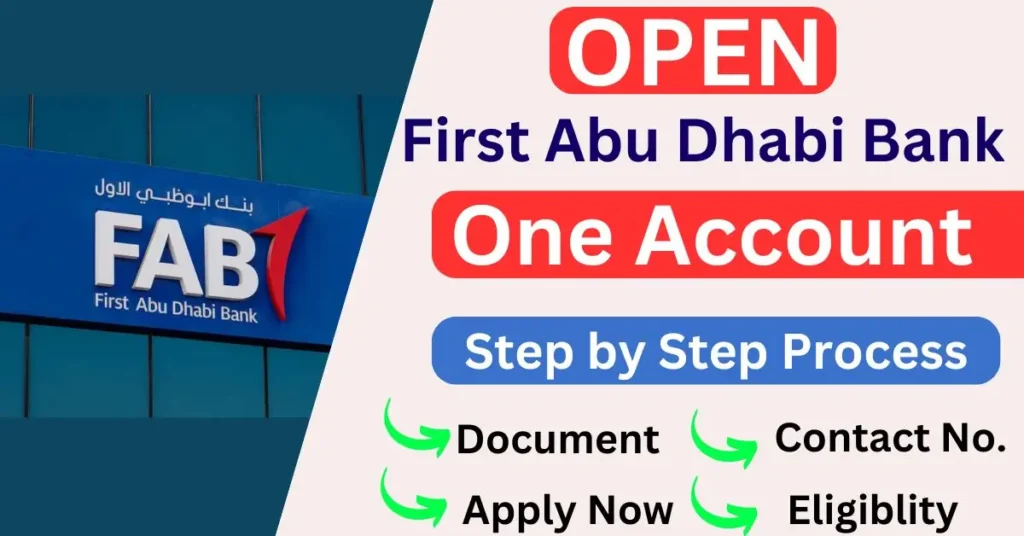 Open a FAB One Account with First Abu Dhabi Bank FAB