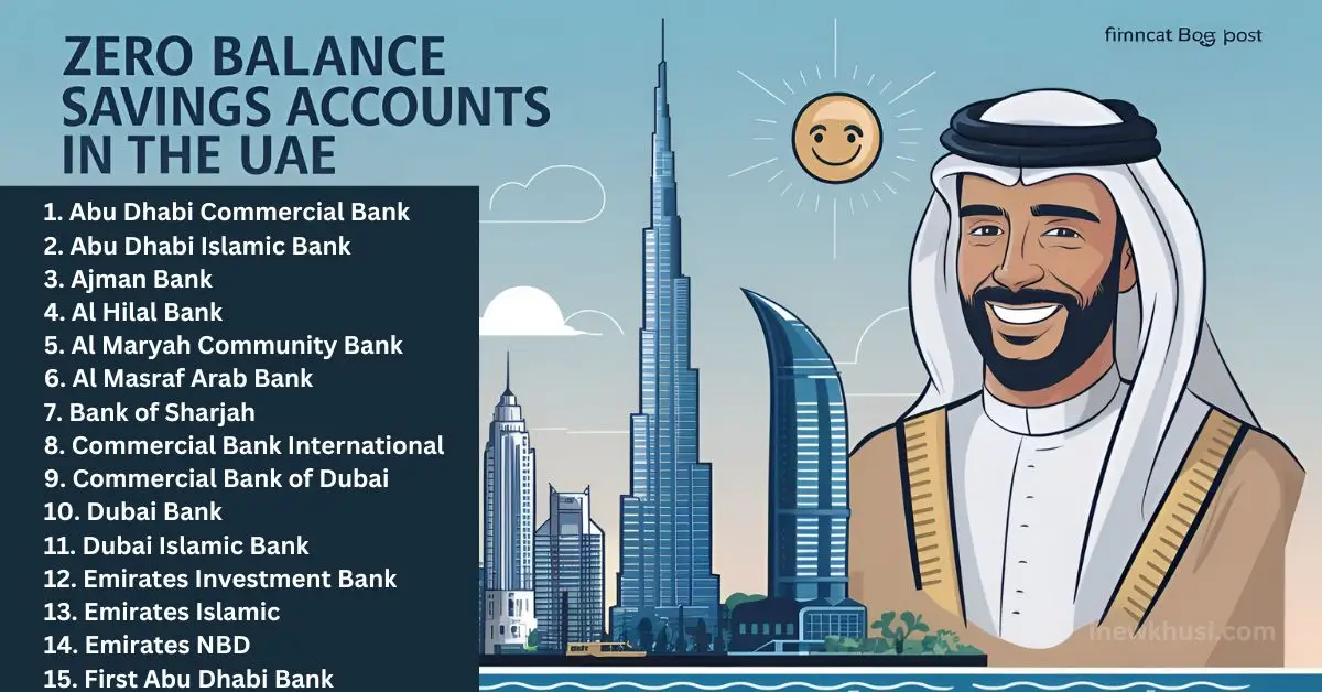 Best Saving Account In UAE With Zero Balance Dubai