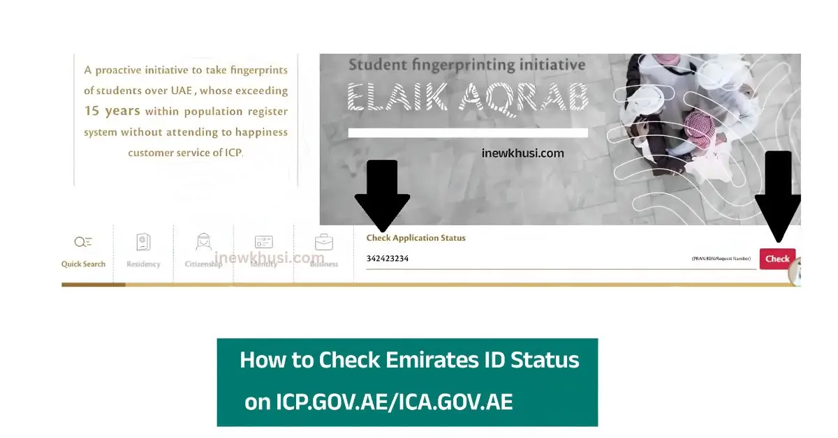 How to Check Emirates ID Status on ICP.GOV.AEICA.GOV.AE