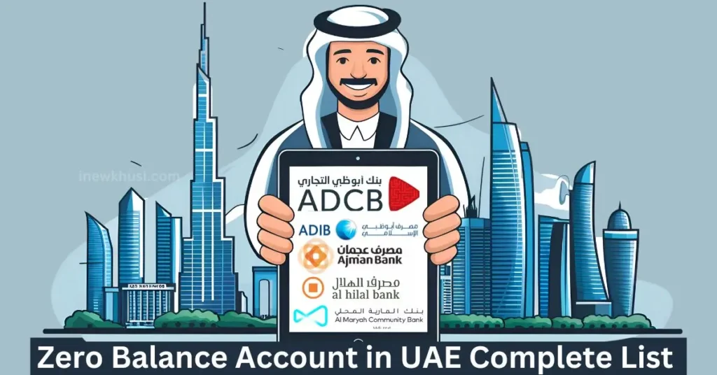 Zero Balance Account in UAE Complete List Dubai