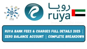 Ruya Bank Fees & Charges Full Details 2025 | Zero Balance Account | Complete Breakdown