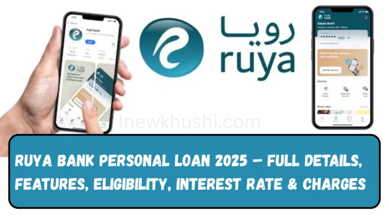 Ruya Bank Personal Loan 2025 – Full Details Features Eligibility Interest Rate Charges