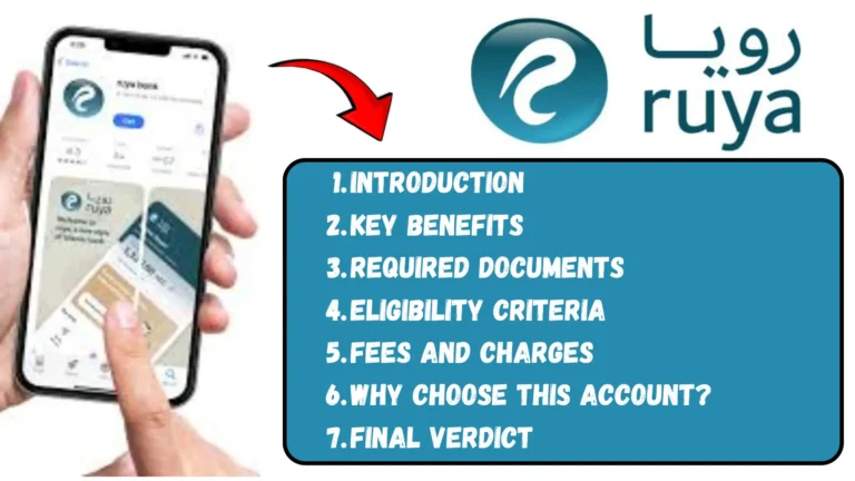 Ruya Bank Zero Balance Current Account Opening – Full Details 2025 1