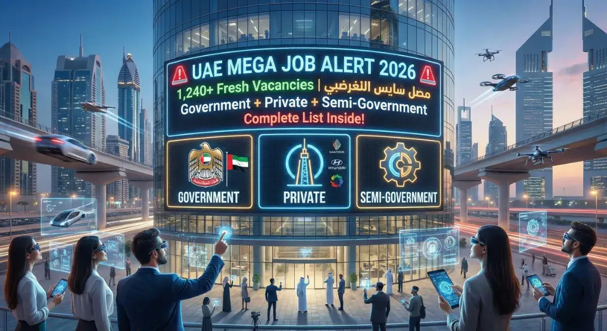 🇦🇪 UAE JOBS UPDATE January 2026 1,240+ Government & Private Sector Vacancies Apply Before Deadline! (2)