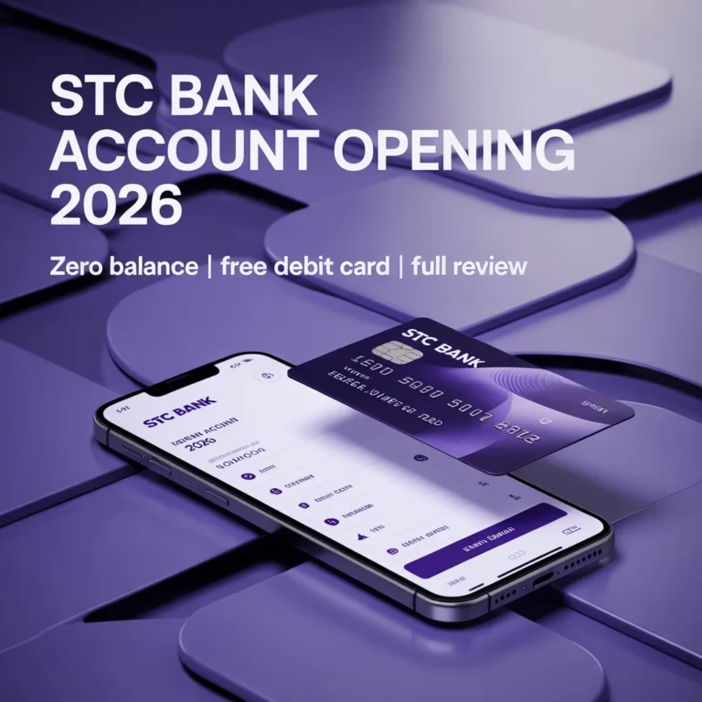 STC Bank Account Opening 2026 — Zero Balance Account Free Debit Card Full Review 3