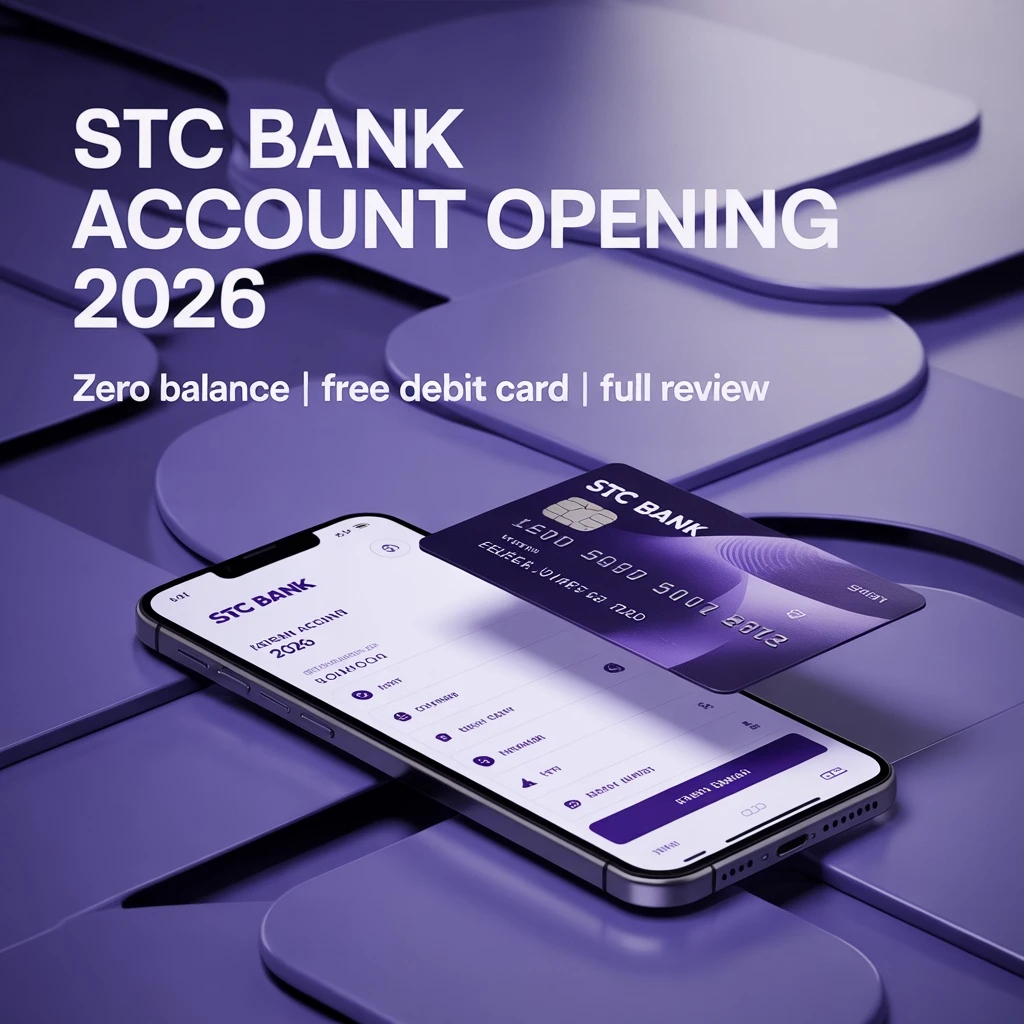 STC Bank Account Opening 2026 — Zero Balance Account Free Debit Card Full Review 3