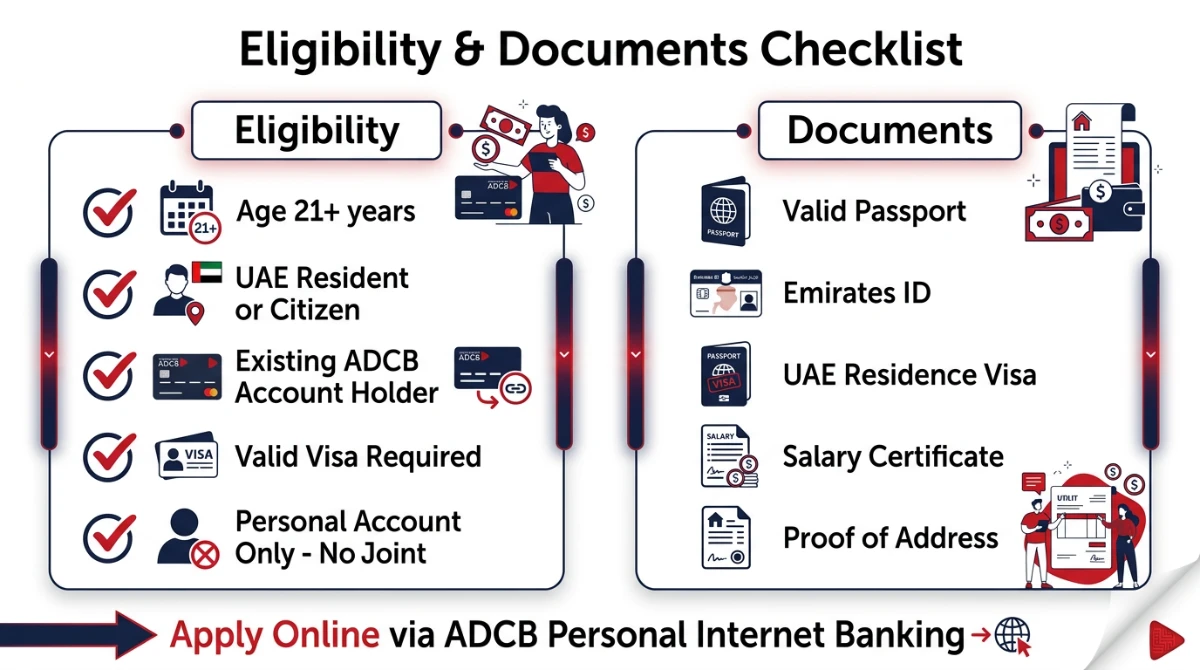 ADCB Active Saver Account Eligibility Criteria and Required Documents Checklist for UAE Residents