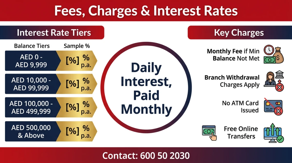 ADCB Active Saver Account Fees Charges and Interest Rate Tiers Explained 2026-27