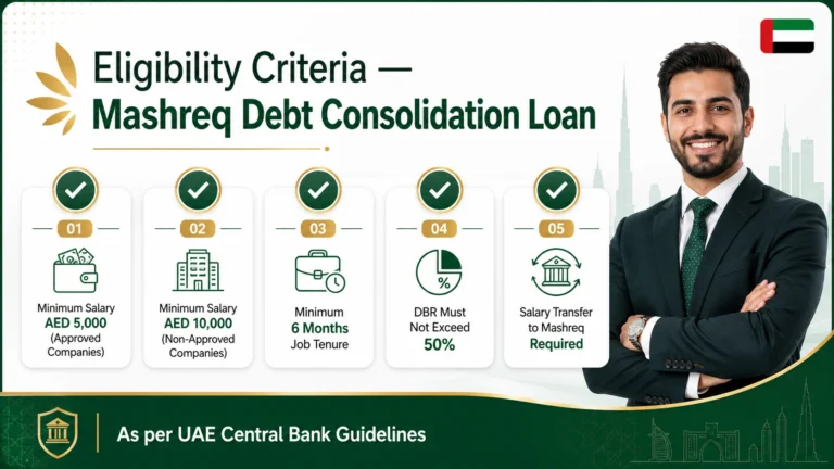 Eligibility Criteria Mashreq DebtConsolidation DubaiPersonalLoan K7H2P