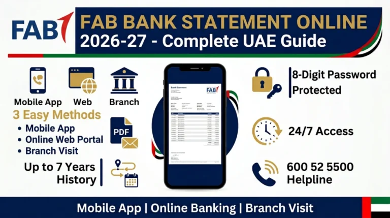 FAB Bank Statement Online 2026 27 Hero UAE Bank Account
