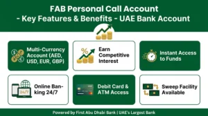 FAB Personal Call Account 2026-27: Complete Multi-Currency Opening Guide UAE 8 FAB Personal Call Account Features and Benefits UAE Bank Account