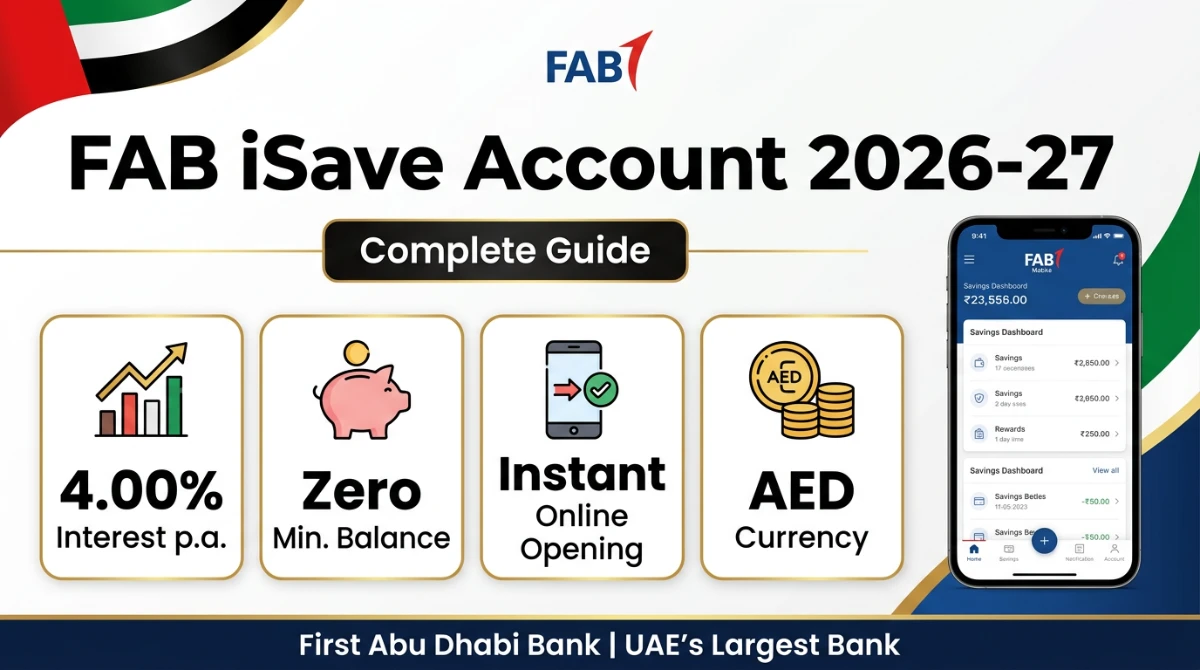 FAB iSave Account Hero UAE Bank Account