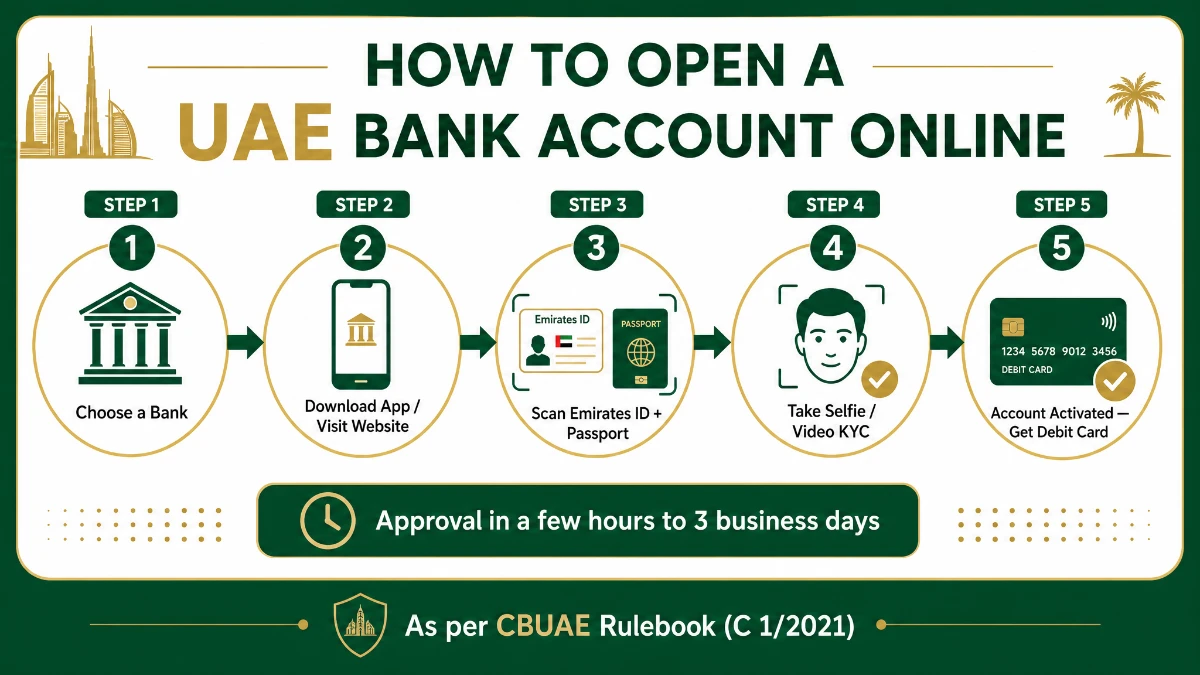 How to open a UAE bank account online &mdash; step-by-step process