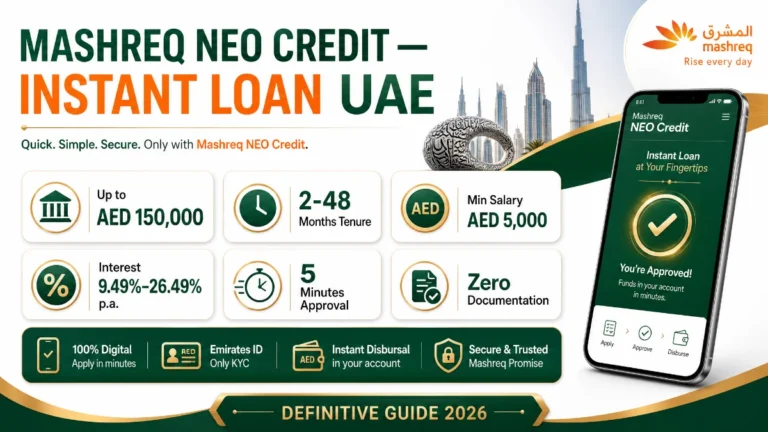 Mashreq NEO Credit Hero DubaiPersonalLoan A3D2G