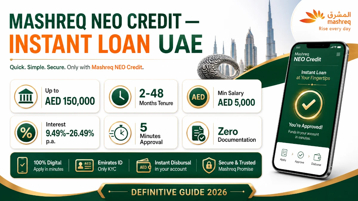 Mashreq NEO Credit Hero DubaiPersonalLoan A3D2G