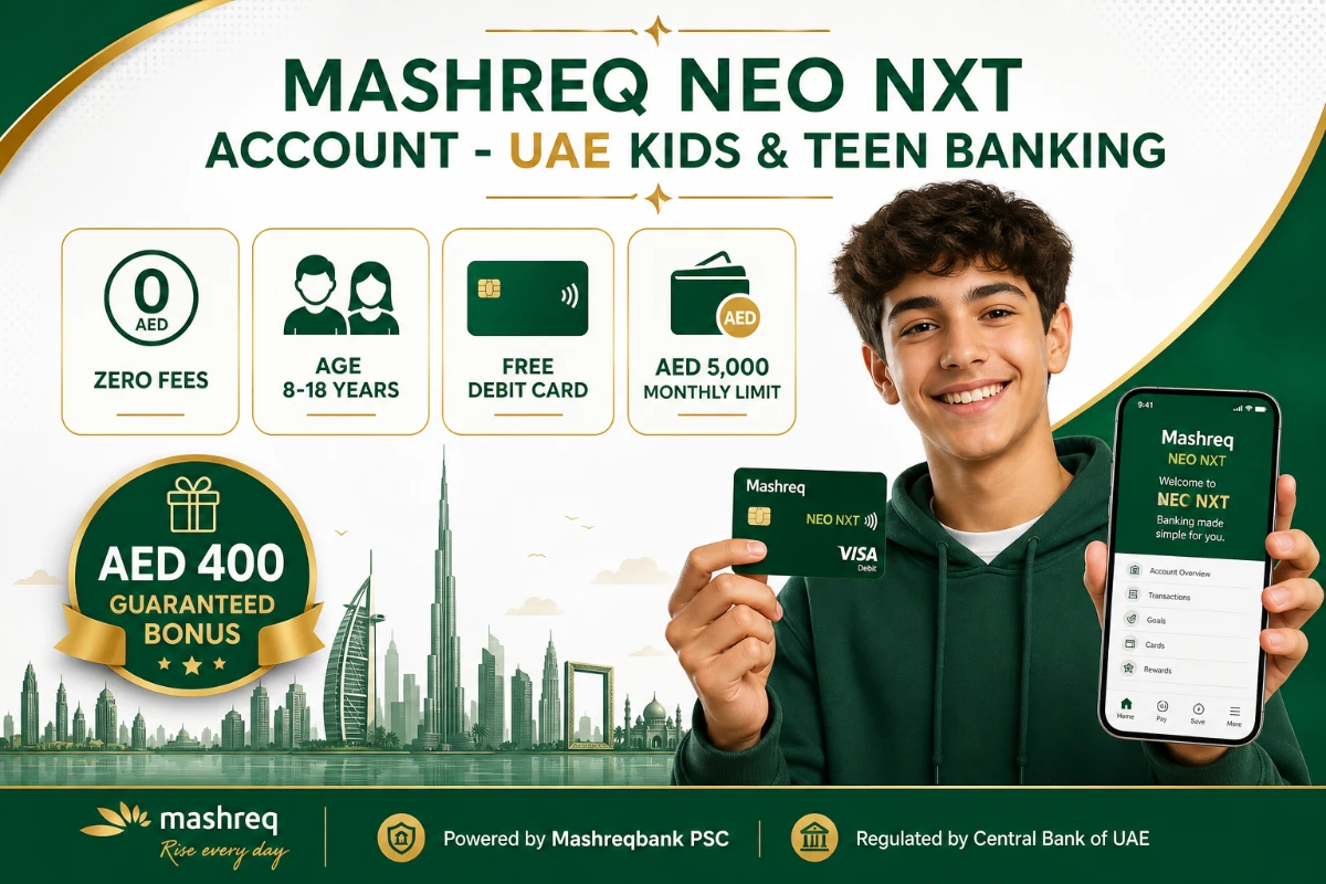 Mashreq NEO NXT Account Hero UAE Bank Account