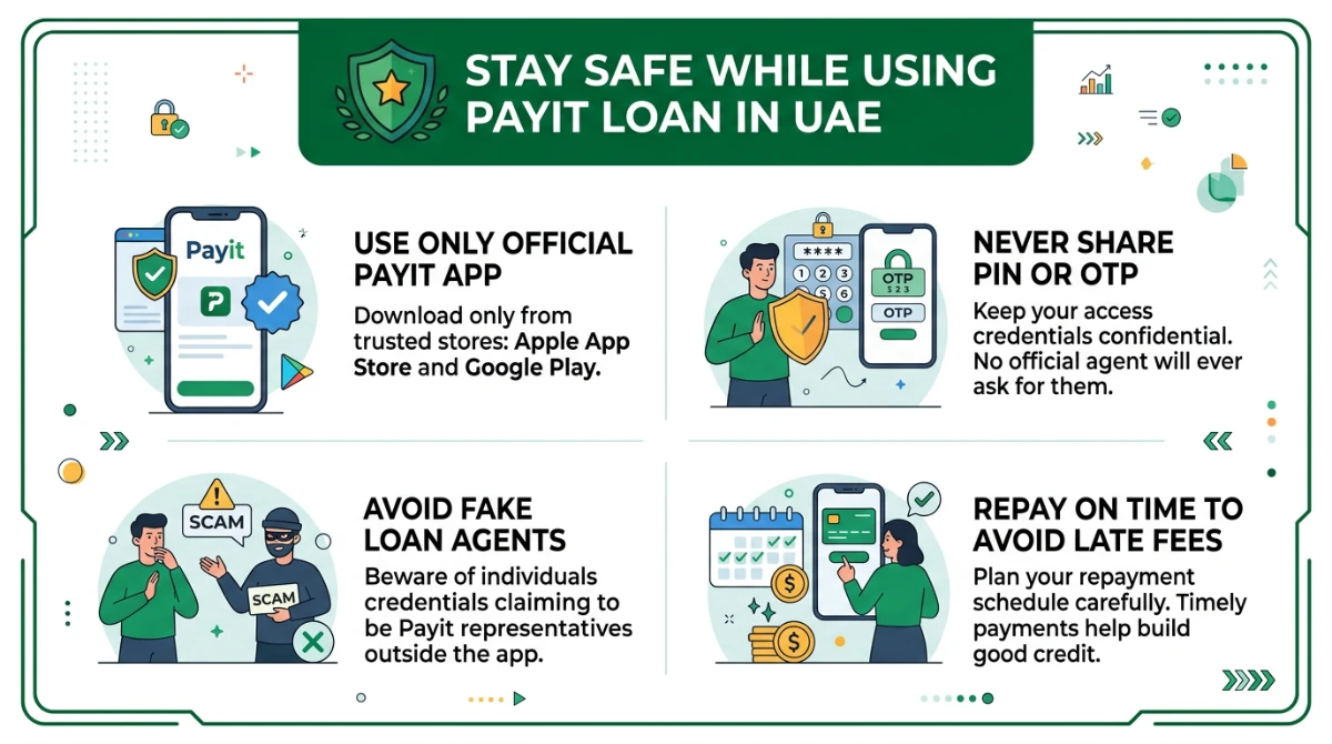 Four safety tips for using Payit Money on Demand loan in UAE