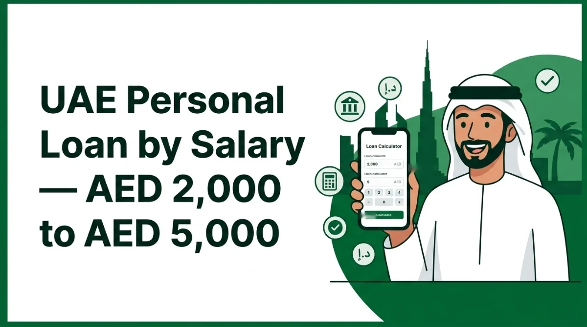 UAE Personal Loan by Salary: AED 2,000–5,000 Bank Eligibility Guide